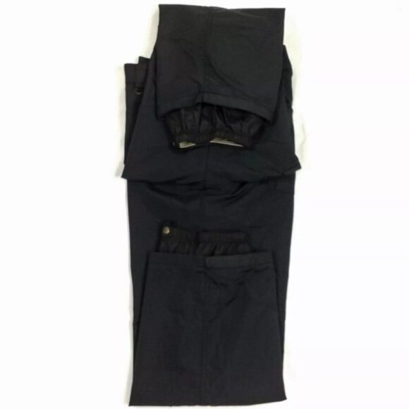 B360 Aquaphile Black Lined Nylon Adjustable Waist Snow Pants Mens Medium - Picture 13 of 16